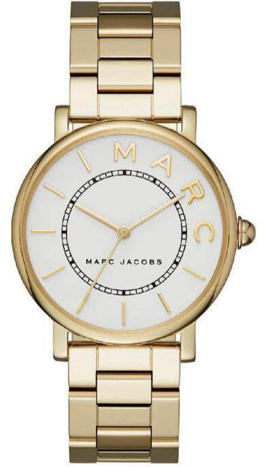 Buy Shop Marc Jacobs Roxy White Dial Gold Steel Strap Watch for Women - MJ3522 USA Online