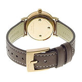 Buy Shop Marc Jacobs Roxy White Dial Light Brown Leather Strap Watch for Women - MJ1538 USA Online
