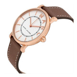 Buy Shop Marc Jacobs Roxy White Dial Light Brown Leather Strap Watch for Women - MJ1538 USA Online