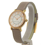Buy Shop Marc Jacobs Roxy White Dial Light Brown Leather Strap Watch for Women - MJ1538 USA Online