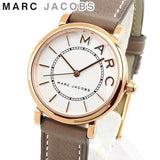 Buy Shop Marc Jacobs Roxy White Dial Light Brown Leather Strap Watch for Women - MJ1538 USA Online