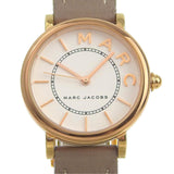 Buy Shop Marc Jacobs Roxy White Dial Light Brown Leather Strap Watch for Women - MJ1538 USA Online