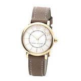 Buy Shop Marc Jacobs Roxy White Dial Light Brown Leather Strap Watch for Women - MJ1538 USA Online