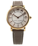 Buy Shop Marc Jacobs Roxy White Dial Light Brown Leather Strap Watch for Women - MJ1538 USA Online