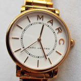 Buy Shop Marc Jacobs Roxy White Dial Rose Gold Steel Strap Watch for Women - MJ3523 USA Online