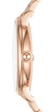 Buy Shop Marc Jacobs Roxy White Dial Rose Gold Steel Strap Watch for Women - MJ3523 USA Online