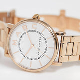 Buy Shop Marc Jacobs Roxy White Dial Rose Gold Steel Strap Watch for Women - MJ3523 USA Online