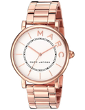 Buy Shop Marc Jacobs Roxy White Dial Rose Gold Steel Strap Watch for Women - MJ3523 USA Online