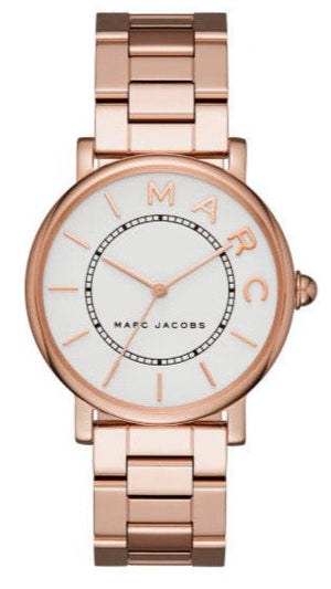 Buy Shop Marc Jacobs Roxy White Dial Rose Gold Steel Strap Watch for Women - MJ3523 USA Online