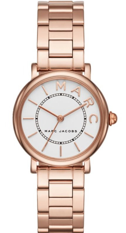 Buy Shop Marc Jacobs Roxy White Dial Rose Gold Steel Strap Watch for Women - MJ3527 USA Online