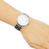 Buy Shop Marc Jacobs Roxy White Dial Silver Steel Strap Watch for Women - MJ3521 USA Online