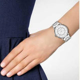 Buy Shop Marc Jacobs Roxy White Dial Silver Steel Strap Watch for Women - MJ3521 USA Online