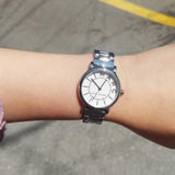 Buy Shop Marc Jacobs Roxy White Dial Silver Steel Strap Watch for Women - MJ3525 USA Online