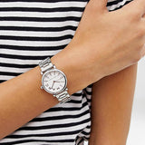 Buy Shop Marc Jacobs Roxy White Dial Silver Steel Strap Watch for Women - MJ3568 USA Online