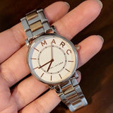 Buy Shop Marc Jacobs Roxy White Dial Two Tone Steel Strap Watch for Women - MJ3553 USA Online