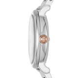 Buy Shop Marc Jacobs Roxy White Dial Two Tone Steel Strap Watch for Women - MJ3553 USA Online