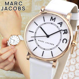 Buy Shop Marc Jacobs Roxy White Dial White Leather Strap Watch for Women - MJ1561 USA Online