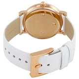 Buy Shop Marc Jacobs Roxy White Dial White Leather Strap Watch for Women - MJ1561 USA Online