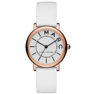 Buy Shop Marc Jacobs Roxy White Dial White Leather Strap Watch for Women - MJ1561 USA Online
