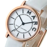 Buy Shop Marc Jacobs Roxy White Dial White Leather Strap Watch for Women - MJ1562 USA Online