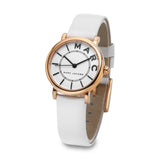 Buy Shop Marc Jacobs Roxy White Dial White Leather Strap Watch for Women - MJ1562 USA Online