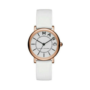Buy Shop Marc Jacobs Roxy White Dial White Leather Strap Watch for Women - MJ1562 USA Online