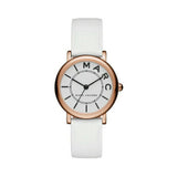 Buy Shop Marc Jacobs Roxy White Dial White Leather Strap Watch for Women - MJ1562 USA Online