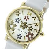 Buy Shop Marc Jacobs Roxy White Dial White Leather Strap Watch for Women - MJ1607 USA Online