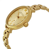 Buy Shop Marc Jacobs Sally Champagne Gold Dial Gold Steel Strap Watch for Women - MBM3363 USA Online