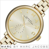 Buy Shop Marc Jacobs Sally Champagne Gold Dial Gold Steel Strap Watch for Women - MBM3363 USA Online
