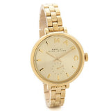 Buy Shop Marc Jacobs Sally Champagne Gold Dial Gold Steel Strap Watch for Women - MBM3363 USA Online