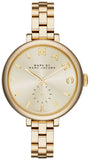Buy Shop Marc Jacobs Sally Champagne Gold Dial Gold Steel Strap Watch for Women - MBM3363 USA Online