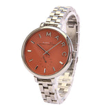Buy Shop Marc Jacobs Sally Orange Dial Silver Steel Strap Watch for Women - MBM3365 USA Online