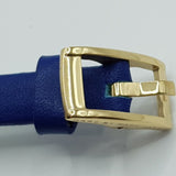 Buy Shop Marc Jacobs Sally White Dial Blue Leather Strap Watch for Women - MBM1354 USA Online