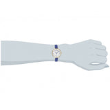 Buy Shop Marc Jacobs Sally White Dial Blue Leather Strap Watch for Women - MBM1354 USA Online