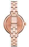Buy Shop Marc Jacobs Sally White Dial Rose Gold Steel Strap Watch for Women - MBM8643 USA Online