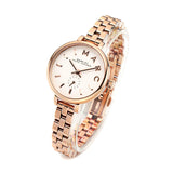 Buy Shop Marc Jacobs Sally White Dial Rose Gold Steel Strap Watch for Women - MBM8643 USA Online
