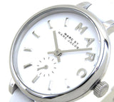 Buy Shop Marc Jacobs Sally White Dial White Leather Strap Watch for Women - MBM1350 USA Online