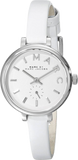 Buy Shop Marc Jacobs Sally White Dial White Leather Strap Watch for Women - MBM1350 USA Online