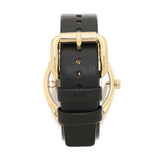 Buy Shop Marc Jacobs Tether Black Dial Black Leather Strap Watch for Women - MBM1376 USA Online