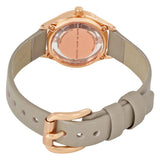 Buy Shop Marc Jacobs Tether Grey Dial Grey Leather Strap Watch for Women - MBM1375 USA Online
