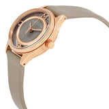 Buy Shop Marc Jacobs Tether Grey Dial Grey Leather Strap Watch for Women - MBM1375 USA Online