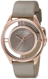Buy Shop Marc Jacobs Tether Grey Dial Grey Leather Strap Watch for Women - MBM1375 USA Online
