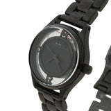 Buy Shop Marc Jacobs Tether Transparent Black Dial Black Steel Strap Watch for Women - MBM3419 USA Online