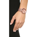 Buy Shop Marc Jacobs Tether Transparent Rose Gold Dial Rose Gold Steel Strap Watch for Women - MBM3414 USA Online
