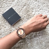 Buy Shop Marc Jacobs Tether Transparent Rose Gold Dial Rose Gold Steel Strap Watch for Women - MBM3414 USA Online