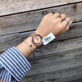 Buy Shop Marc Jacobs Tether Transparent Rose Gold Dial Rose Gold Steel Strap Watch for Women - MBM3414 USA Online