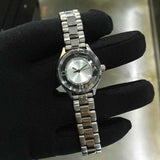 Buy Shop Marc Jacobs Tether Transparent Silver Dial Silver Steel Strap Watch for Women - MBM3416 USA Online