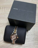 Buy Shop Marc Jacobs Tether Transparent White Dial Two Tone Steel Strap Watch for Women - MBM3418 USA Online