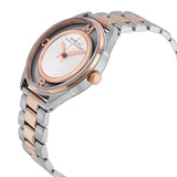 Buy Shop Marc Jacobs Tether Transparent White Dial Two Tone Steel Strap Watch for Women - MBM3418 USA Online